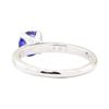 Image 3 : 1.15 ctw Sapphire and Diamond Ring - Platinum