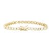 Image 2 : 11.19 ctw Diamond Tennis Bracelet - 14KT Yellow Gold