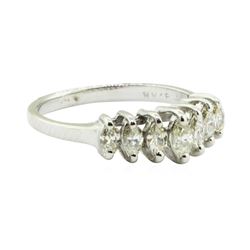 0.50 ctw Marquise Cut Diamond Ring - 14KT White Gold