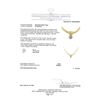 Image 3 : 0.50 ctw Diamond and Pearl Pendant And Chain - 18KT Yellow Gold