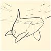 Image 2 : Wyland, "Orca" Framed Original Sketch, Hand Signed with Certificate of Authenticity.