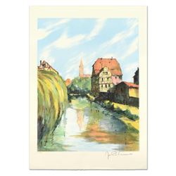 Laurant,  Village Breton  Limited Edition Lithograph, Numbered and Hand Signed.