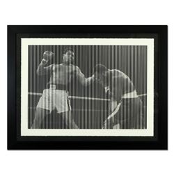 Mr. Brainwash, "Happy Birthday Champ" Framed Limited Edition Silk Screen. Hand Signed and Numbered P