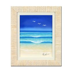 Dan Mackin, "Flying High" Framed Original Painting on Canvas, Hand Signed with Letter of Authenticit