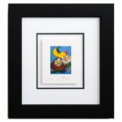 Peter Max- Original Lithograph "Vase Of Flowers IV (Mini)"