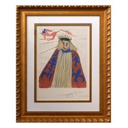 Salvador Dali- Engraving on Paper "Melpomene (Muse of Tragedy), 1971 from Muses"