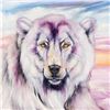 Image 2 : Martin Katon, "Purple Polar Bear" Original Oil Painting on Canvas, Hand Signed with Certificate of A