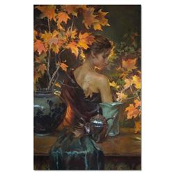 Dan Gerhartz, "October Glow" Limited Edition on Canvas, Numbered and Hand Signed with Letter of Auth