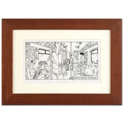 Bizarro! "The World's Greatest Pickpocket" is a Framed Original Pen & Ink Drawing by Dan Piraro, Han