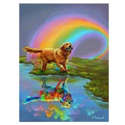 Jim Warren,  Gold at the End of the Rainbow  Hand Signed, Artist Embellished AP Limited Edition Gicl