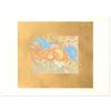 Image 1 : Guillaume Azoulay- Limited Edition Hand Colored Etching with Hand Laid Gold Leaf "Manege"