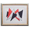 Image 1 : Alexander Calder- Lithograph "DLM141 - Triangles rouges"