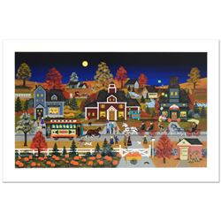 Jane Wooster Scott, "Autumn Reflection" Hand Signed Limited Edition Serigraph (38" x 22.5") with Let