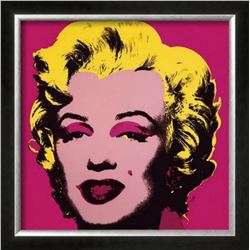 Andy Warhol "Marilyn, c.1967 (Hot Pink)" Custom Framed Offset Lithograph