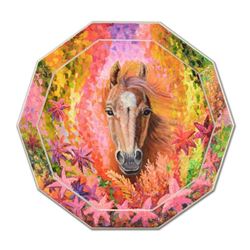 Alexander Antanenka, "Run Free" Original Oil Painting on Wood (40" x 40"), Hand Signed with Certific