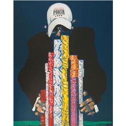 Waldemar Swierzy (1931-2013)- Hand Pulled Original Lithograph "Full House"