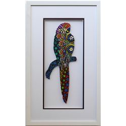 Patricia Govezensky- Original Painting on Laser Cut Steel "Moment of Peace"