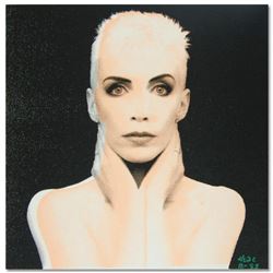 Ringo (Protege of Andy Warhol's Apprentice, Steve Kaufman), "Annie Lennox" One-of-a-Kind Hand Pulled