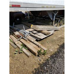 PILE OF LUMBER AND MORE
