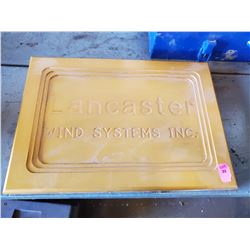SOLID ALUMINUM SIGN 13 X 9