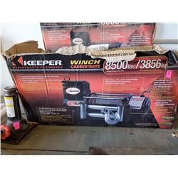 KEEPER WINCH RATED 8500LBS SINGLE LINE