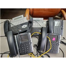 LOT OF 5 OFFICE PHONES