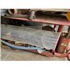 Image 6 : LARGE METAL WELDING TABLE, WITH HOSES AND MUCH