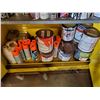 Image 1 : SHELF CONTENTS OF PAINT AND MORE