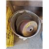 Image 1 : BUCKET OF VARIOUS GRINDING DISCS & WHEELS