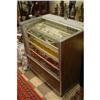 Image 1 : Rotary Carousel Jewelry Showcase Display Case #1030100