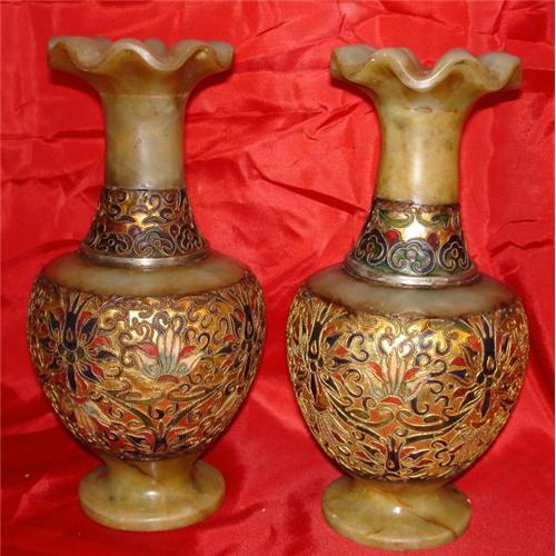 Ming Dynasty Cloisonne Vases (c. 13681644) 1049367