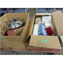 2 BOXES OF WAX & MOLDS