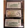 Image 2 : STOCK SHEET 1973 CANADA $1 BILLS