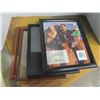 Image 1 : ESTATE:  2 BROWN & 2 BLACK 8" X 10" PICTURE FRAMES
