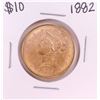Image 1 : 1882 $10 Liberty Head Eagle Gold Coin