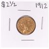 Image 1 : 1912 $2 1/2 Indian Head Quarter Eagle Gold Coin