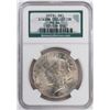 Image 1 : 1923 $1 Peace Silver Dollar Coin NGC MS66 Binion Collection