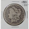 Image 1 : 1881-CC $1 Morgan Silver Dollar Coin