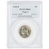 Image 1 : 1942-P Type 2 Proof Jefferson Nickel Coin PCGS PR66