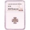 Image 1 : 1634 KB Hungary Denar 'Madonna and Child' Coin NGC XF40