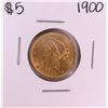 Image 1 : 1900 $5 Liberty Head Half Eagle Gold Coin