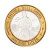 Image 2 : .999 Silver Sitting Bull $10 Casino Limited Native American Series Gaming Token