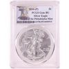 Image 1 : 2016-P $1 American Silver Eagle Coin PCGS Gem BU Struck at the Philadelphia Mint