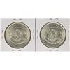 Image 2 : Lot of (2) 1889 $1 Morgan Silver Dollar Coins