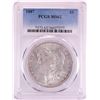 Image 1 : 1887 $1 Morgan Silver Dollar Coin PCGS MS62
