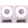 Image 2 : Lot of (2) 2019Mo Mexico 2 Onza Libertad Silver Coins NGC MS69 Early Releases