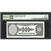 Image 2 : 1929 10 Unit American Bank Note Co. "Test Note" PMG Gem Uncirculated 65EPQ