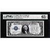 Image 1 : 1928B $1 Silver Certificate Note Fr.1602 PMG Gem Uncirculated 65EPQ