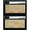 Image 2 : Change Over Pair of 1862 $100 State of Florida Obsolete Notes PMG Ch. Uncirculated 63