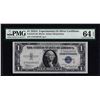 Image 1 : 1935A $1 Experimental "S" Silver Certificate Note PMG Choice Uncirculated 64EPQ